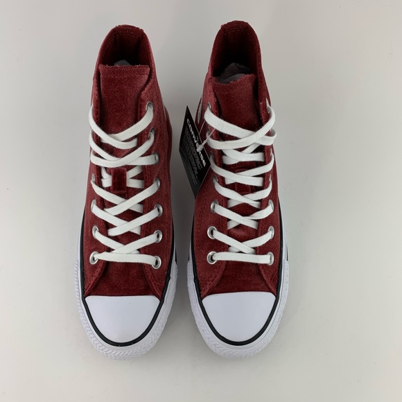🌹Converse Velvet Hi Top CTAS🌹 - Picture 4 of 8